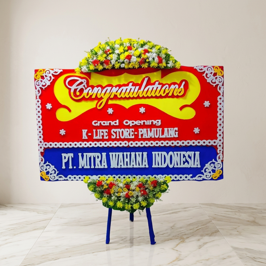 Papan Bunga 2 Titik