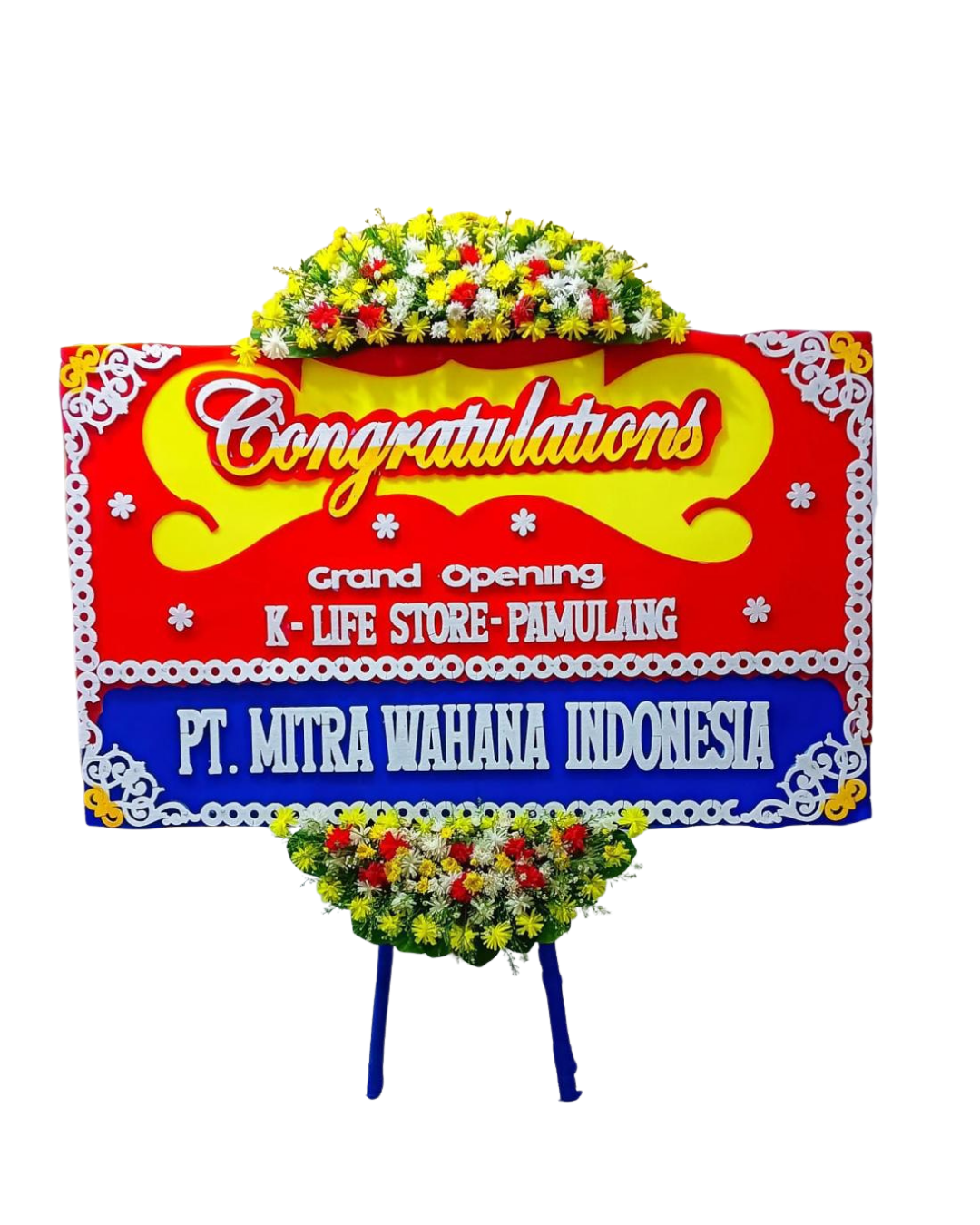 Papan Bunga 2 Titik