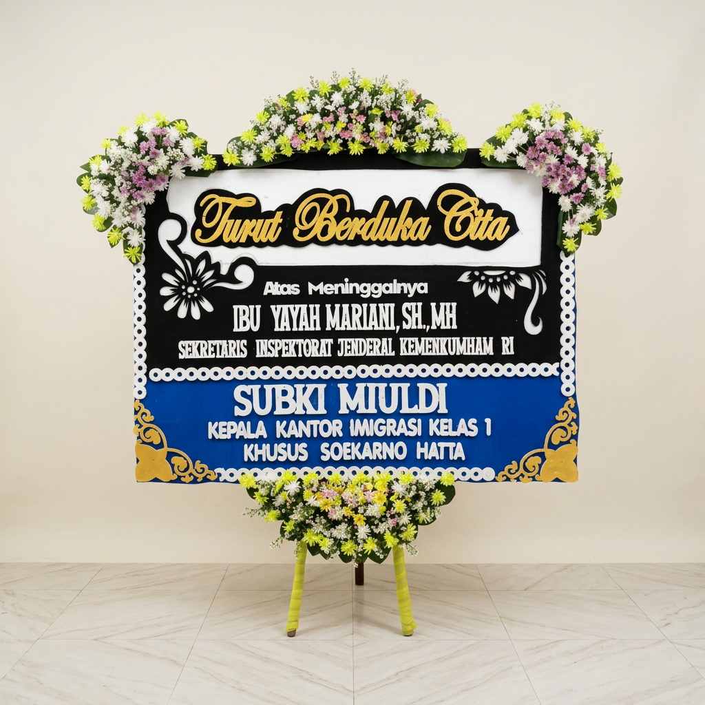 Papan Bunga 4 Titik